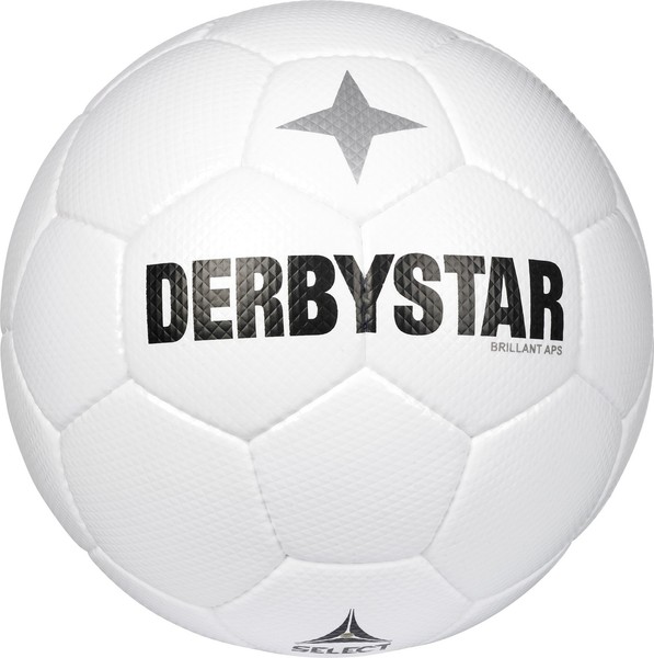 Derbystar FußBall (Spielball) Brillant Aps Classic V22, GrößE 5, Weiss-image