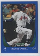 2011 Bowman Draft Chrome Blue Refractor 180/199 Ezequiel Carrera #15 7a1