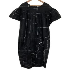 mina perhonen undiscovered short-sleeved dress, size 36, black Women USED