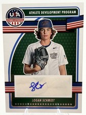 2023 Panini USA Baseball Stars & Stripes - USA Signatures Logan Schmidt #ADPS-LS