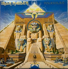 Iron Maiden - Powerslave - 1984 - Vinyl LP Jacksonville Press - Textured Cover