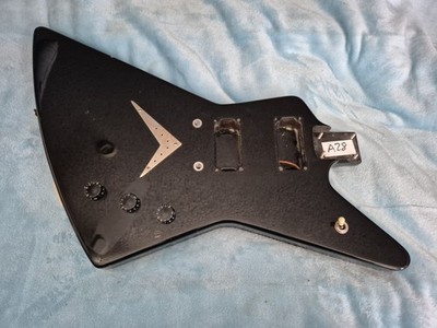 RARE Dean Z ZX Explorer Electric Guitar Body Black