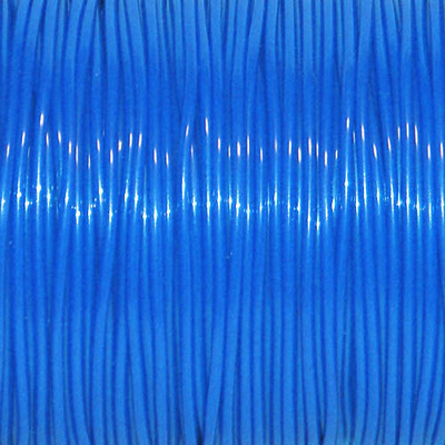50 Yards (45m) Spule Neon Blau S'getti Ersatz Kunststoff Schnürung Handwerk Cyberlox