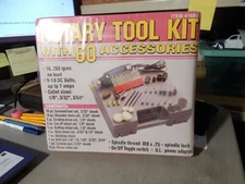 HARBOR FREIGHT TOOLS ROTARY TOOL KIT WITH 60 ACCESSORIES ITEM #41695 SEALED BOX