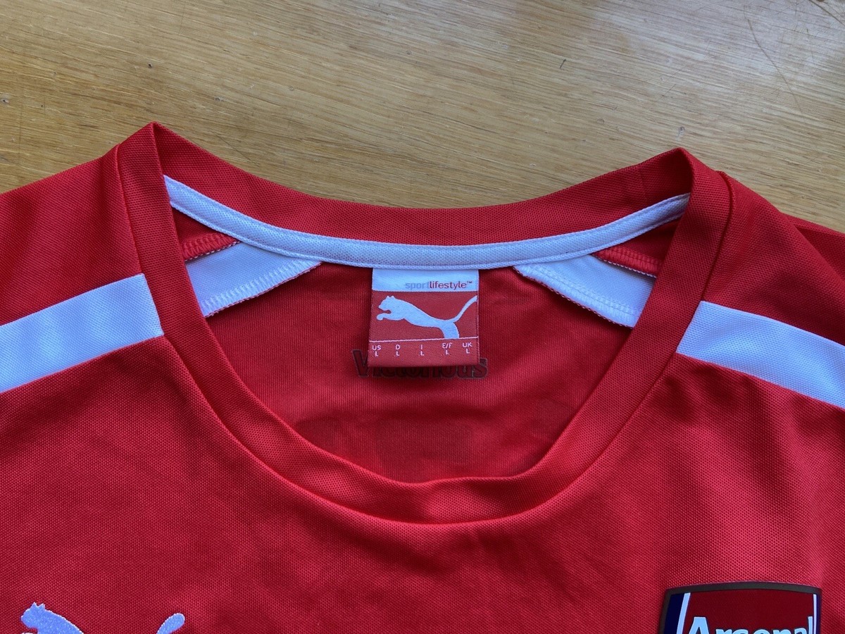 ARSENAL LONDON 2014 2015 HOME SHIRT JERSEY LONG SLEEVE PUMA