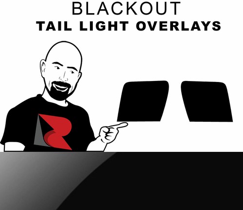 Rtint Tail Light Tint Overlay for Ford Escape 2008-2012 - Blackout Smoke