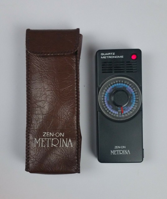 Daini Seikosha Co. Zen-On Metrina Quartz Metronome w/ Case & Manual VINTAGE Daini Seikosha Co. Zen-On Metrina Quartz Metronome w/ Case & Manual VINTAGE