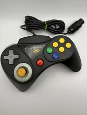 InterAct SuperPad 64 Black Wired Handheld Comfort Nintendo Gaming Controller