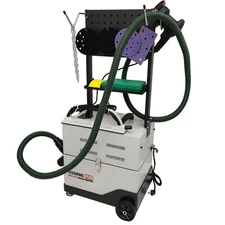 6"Automobile Dust Free Sanding Machine Metal Sheet Polisher with  Vacuum Cleaner