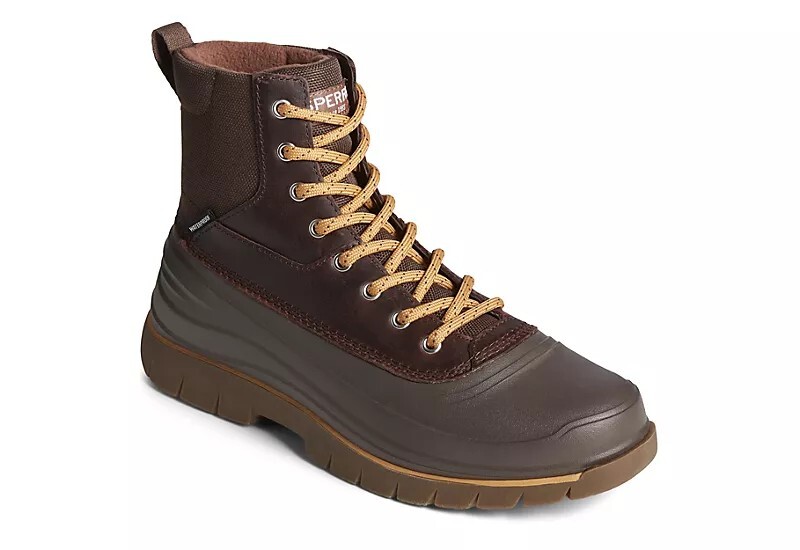Sperry Men's Cannon Winter Waterproof Boots Leather Brown STS24397
