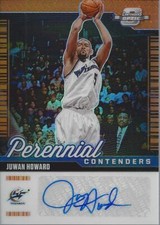 2020-21 Panini Contenders Optic Perennial Orange #9 Juwan Howard Auto /25