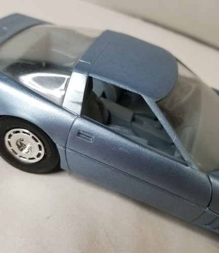 1985 Chevrolet Corvette HÄNDLER WERBEMODELL blau Kunststoff GM - Bild 6 von 10