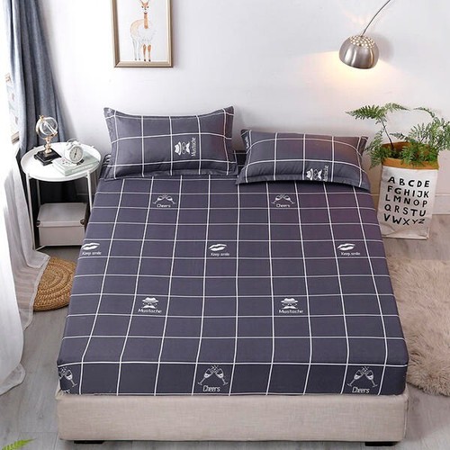 Elastic Fitted Sheet Crystal Velvet Bed Linen Mattress Cover Solid Color 1pcs  - Picture 14 of 22