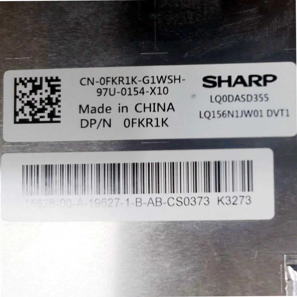 15.6" WUXGA laptop LCD SCREEN f Dell Precision 5550 P91F 40pin Non-touch 16:10 - Image 3 of 4