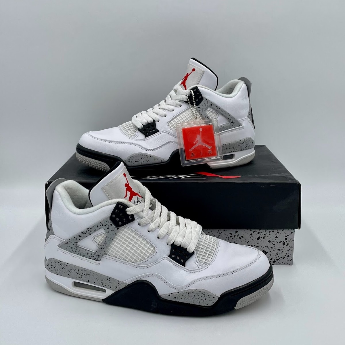 Jordan 4 Retro White Cement (2016) 820652631663| eBay