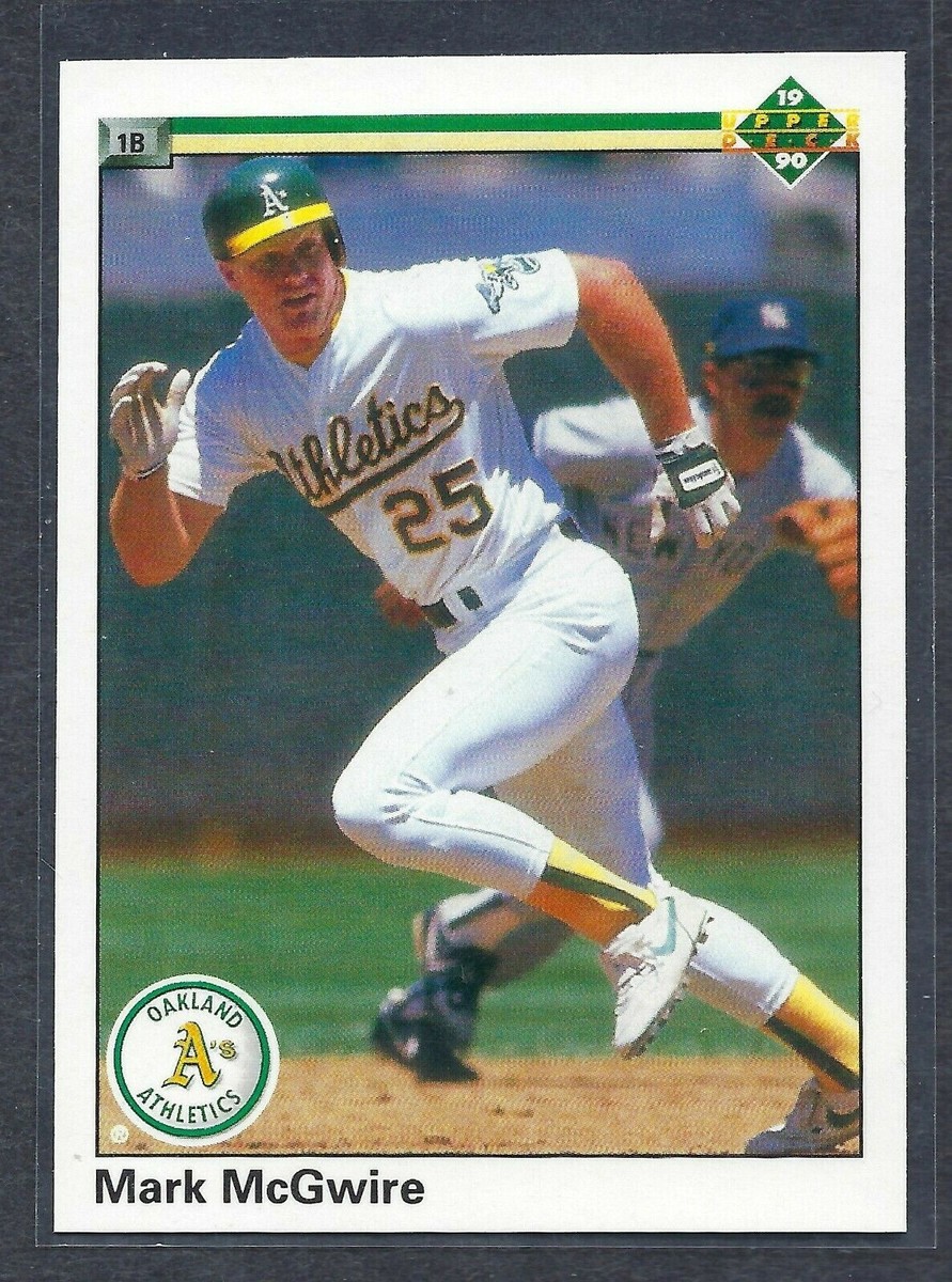 1990 UPPER DECK #171 MARK McGWIRE 💥ERROR💥 NO COPYRIGHT💥VERY