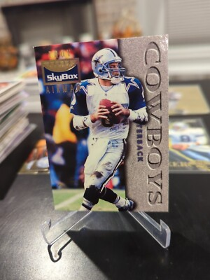#ad 1995 Skybox Premium #32 Troy Aikman Dallas Cowboys $1.99