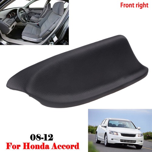 2-Piece Black Leather Armrest Lid Pad Set For 2008-2012 Honda Accord Front Doors 9 thumbnail image
