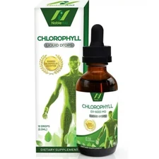 Natural Chlorophyll Water Drops by NobleAid - Immune Boosting Organic Supplement