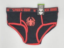 2000's 2 PACK SPIDERMAN MARVEL SUPERHERO Mens Comic Briefs XL Vintage Underwear