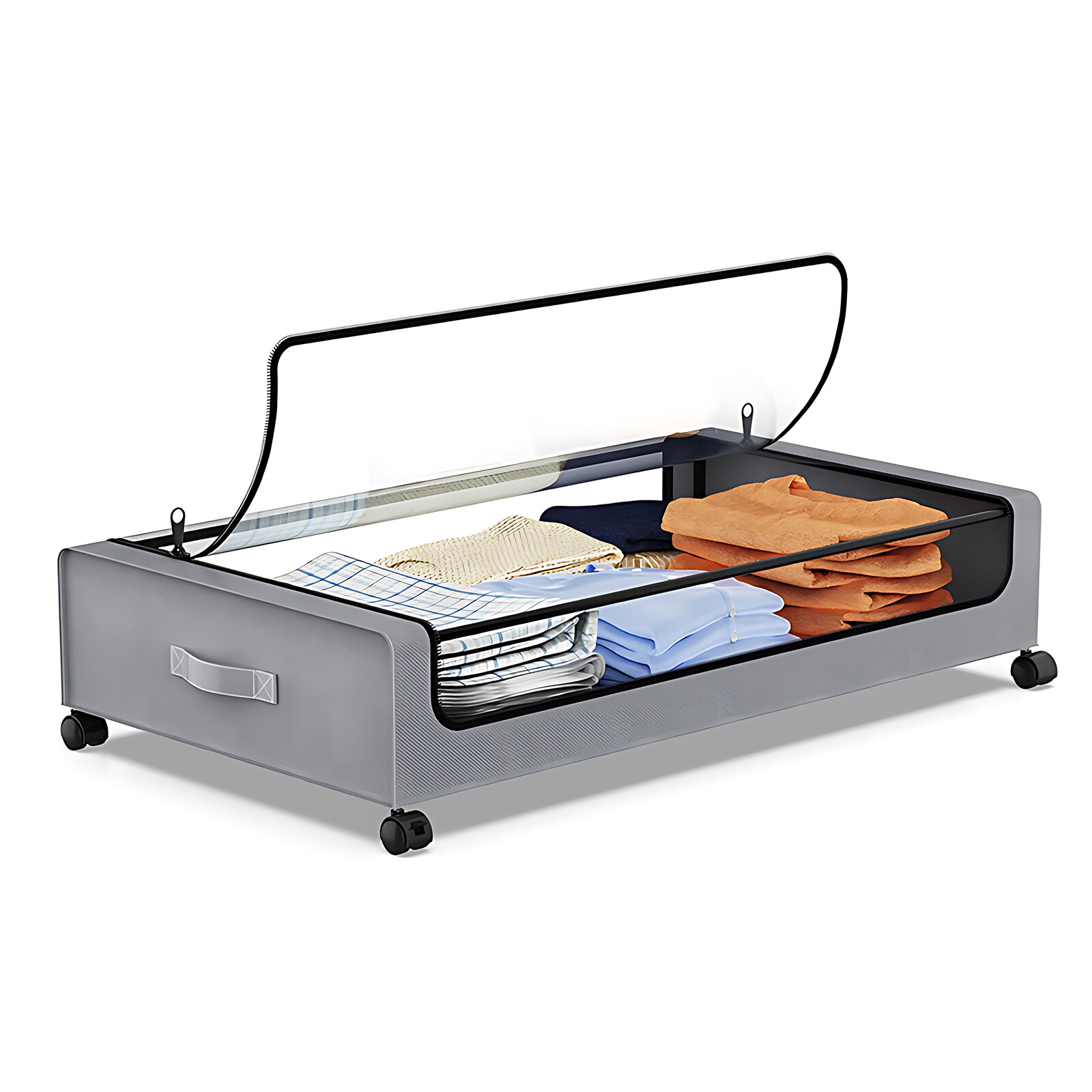 Under Bed Storage  with Lids and  Multifunctional Home Dorm B2F7-image