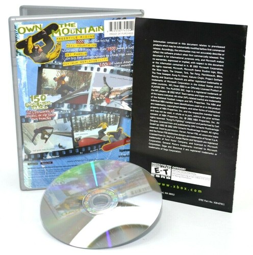 Amped: Freestyle Snowboarding (Microsoft Xbox, 2001) Game and Case Tested Works! - Picture 4 of 4