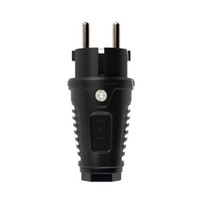 Stecker Schutzkontaktstecker Vollgummi IP44 Pce 0512-Ss