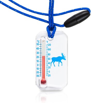 Sun Company Wildlife Zip-o-gage - Outdoor Thermometer for Kids with UV Exposure