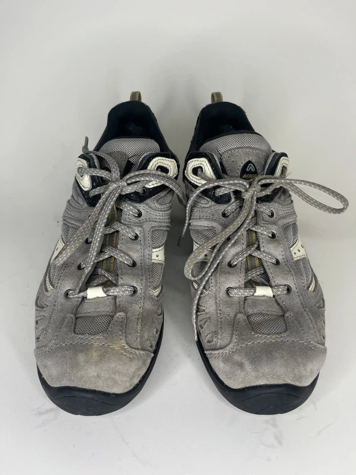 Zapatos de senderismo Asolo Gore-Tex para mujer talla 40 EE. UU. 8 grises impermeables con cordones Foto 2 de 4