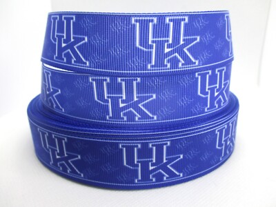 University of Kentucky Wildcats 1'' Grosgrain Ribbon~ YOUR CHOICE 5 or 10 Yards