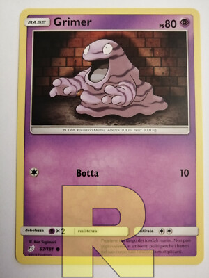 Grimer   Team Game 62/181   Municipal   Pokemon   Italian