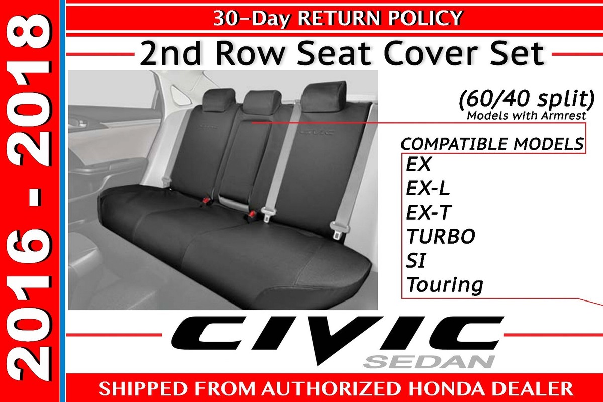 Rear Seat 2016 Honda Civic Seat Covers For Honda Civic IX 2012