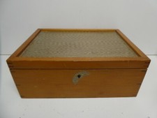 VINTAGE REUBEN DAVID BURKE BESPOKE DOVETAILED BOX TRINKET JEWELLERY CASE