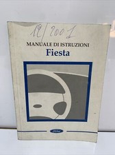 MANUALE ISTRUZIONI ORIGINALE FORD FIESTA MK4 12/2001 GENUINE OEM FORD