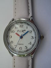 Wunderschöne, elegante XL Damenuhr der Marke " FLR  ". Ungetragen/LAGERWARE
