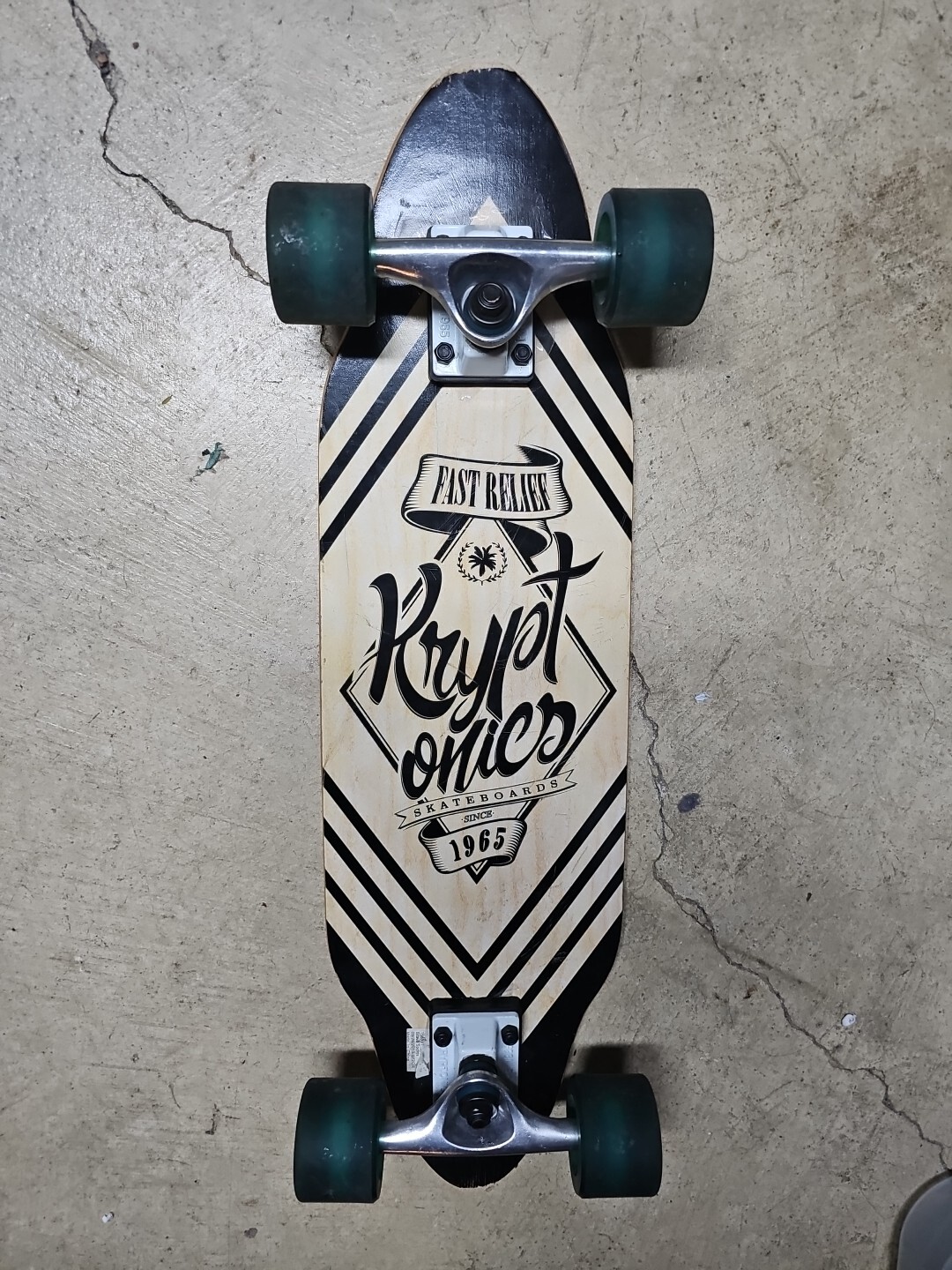 Pre-Owned Kryptonics Fast Relief Skateboard 26in 