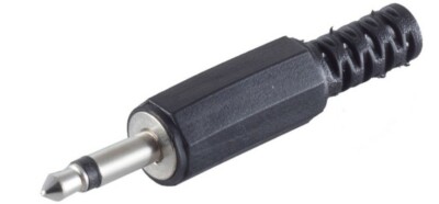 Klinkenstecker Mono 3,5mm, mit Lötanschluss und Knickschutz