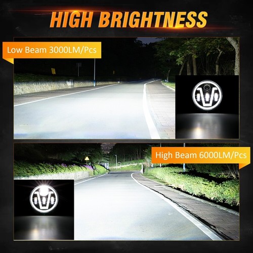 Pair 7 inch LED Headlights DRL Turn Signal For Land Rover Defender 110 90 Rover - Picture 5 of 12