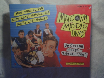 2001 MALCOLM IN THE MIDDLE GAME SEALED, Frankie Muniz,Bryan Cranston,J.Kaczmarek