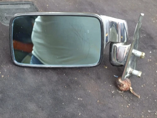 BMW VINTAGE CHROME EXTERIOR MIRROR LEFT