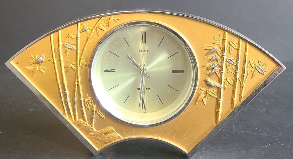 TOYO QUARTZ CLOCK JAPAN VINTAGE 6212 Bambo | eBay