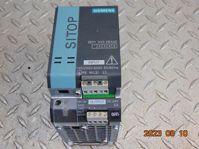SIEMENS 6EP1333-3BA00 POWER SUPPLY