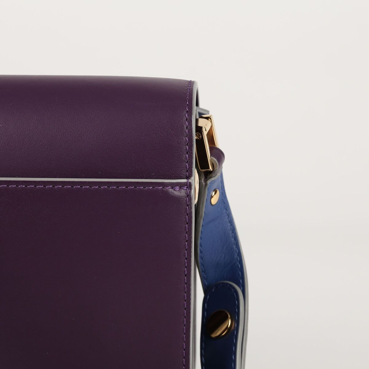 Marni Medium Purple Leather Trunk Shoulder and Crossbody Bag Marni Medium Purple Leather Trunk Shoulder and Crossbody Bag