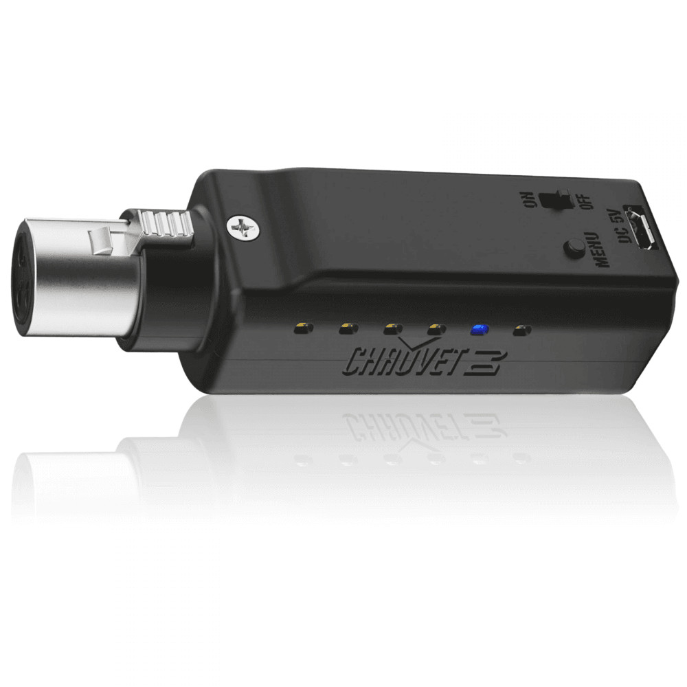 Chauvet DJ D-Fi XLR RX Receiver Wireless DMX Dongle Lighting DJ Disc