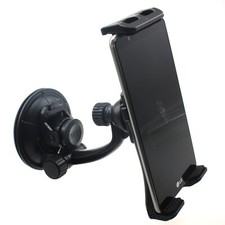Car Mount Dash Windshield Holder Strong Grip Cradle Swivel Dock for Tablets