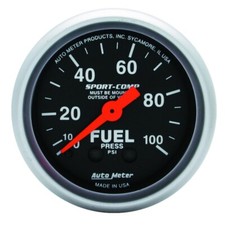 Autometer Sport-comp 52mm 0-100 Psi Mechanical Fuel Pressure Gauge