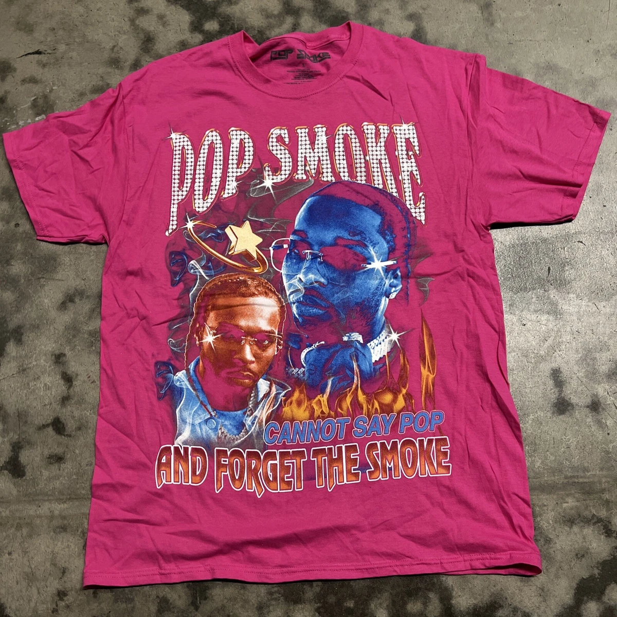 pink graphic tee mens