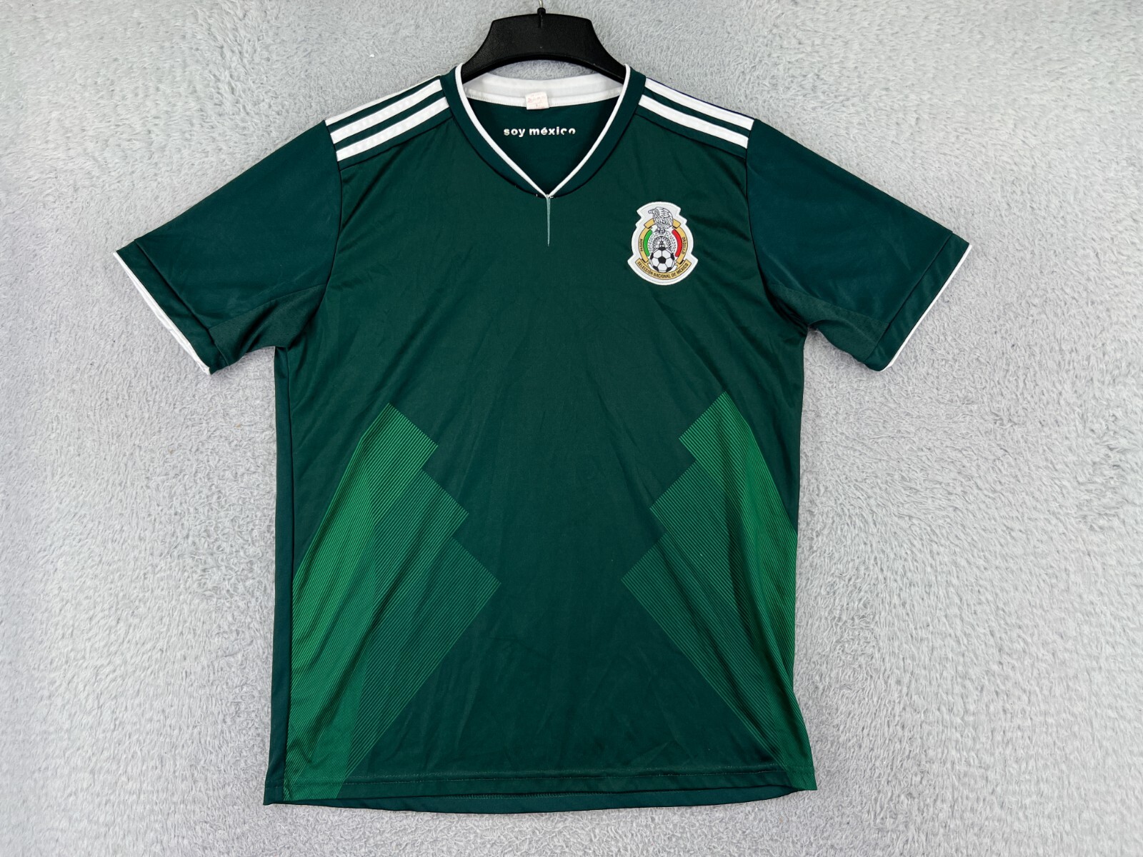 Mexico National Team Futbol Soccer Jersey Mens Medium Green #25 Soy Polyester