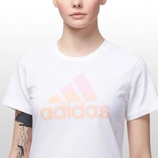 adidas NWT Women's Summer Pack Tee T-Shirt TOP Shortsleeve White Size M