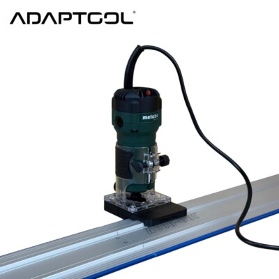 Metabo FM 500-6 Trimmfräse Führungsschiene Adapter auf Kreg Accu-Cut Führungsschiene
